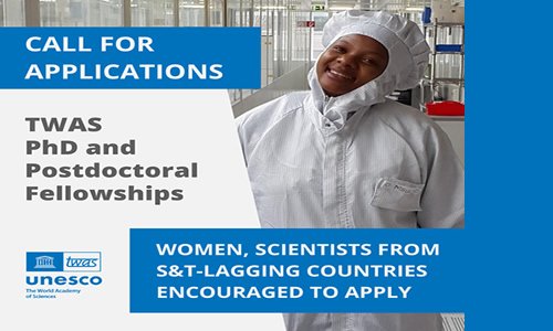 2024 Call for Applications of TWAS Fellowships – Now Open!