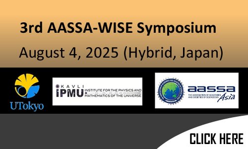 Invitation to the 3rd AASSA-WISE Symposium – August 4, 2025 (Hybrid, Japan)