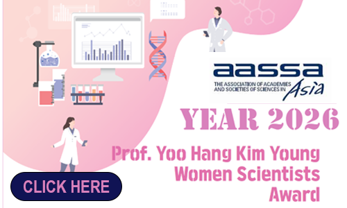 2026 1st Call – Prof. Yoo Hang Kim Young Women Scientists Award – Nomination DEADLINE 25th May 2026
